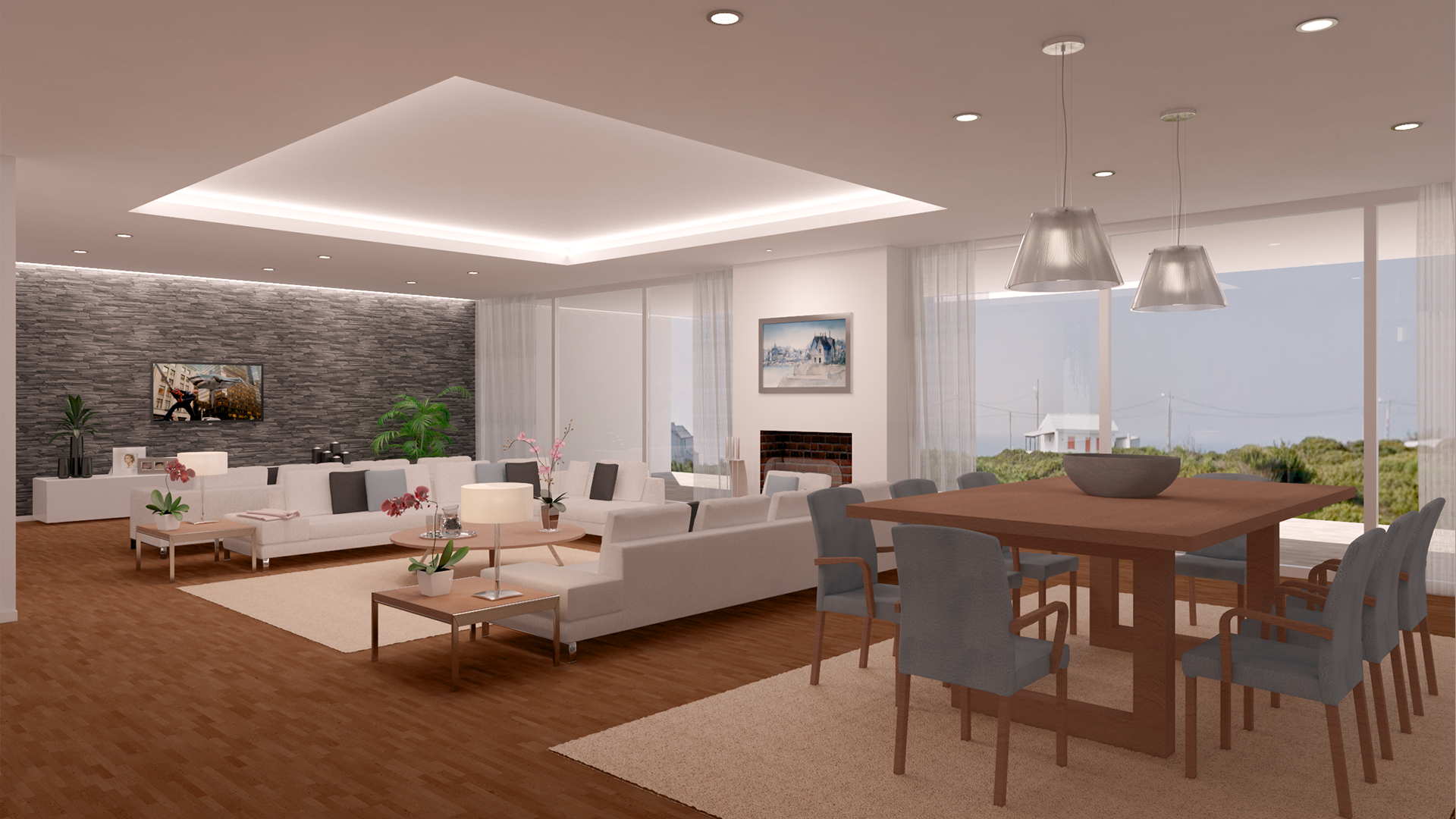 Living Room Render